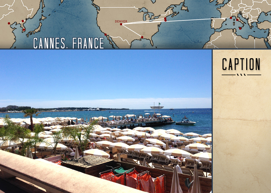 Devotion research tour: where the USS Leyte was anchored at Cannes, France.