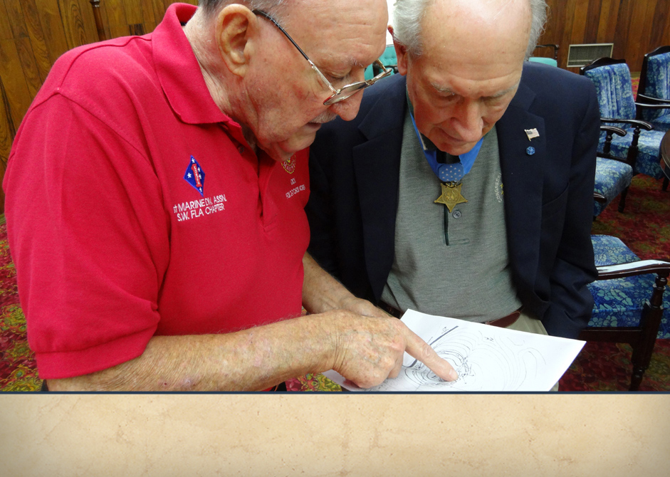 Accompanying Tom to North Korea was Dick Bonelli, a Chosin Marine who fought with Fox Company.