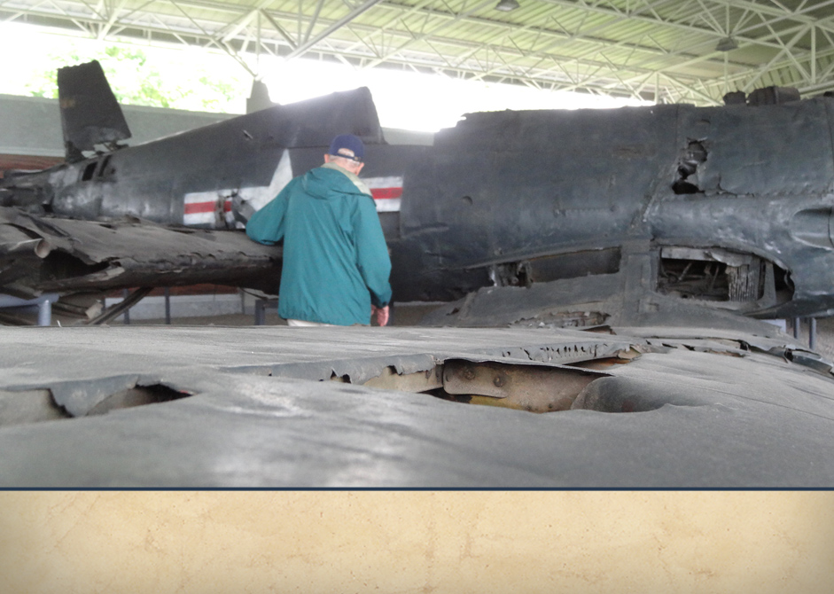 Thomas Hudner with an F4U Corsair